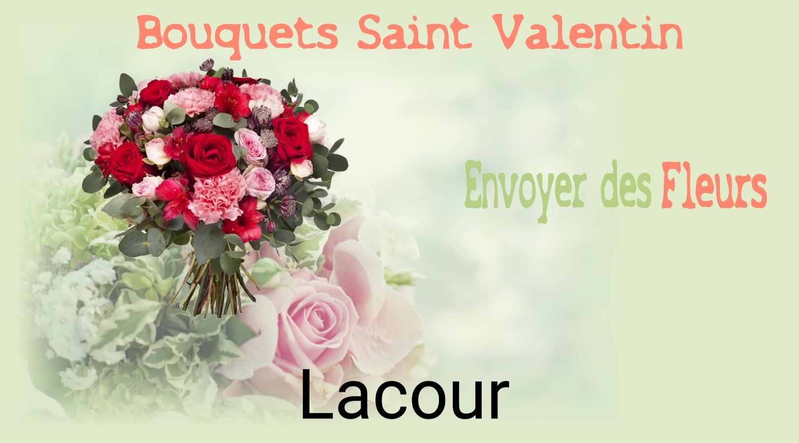 Roses de Saint-Valentin livrées à Lacour